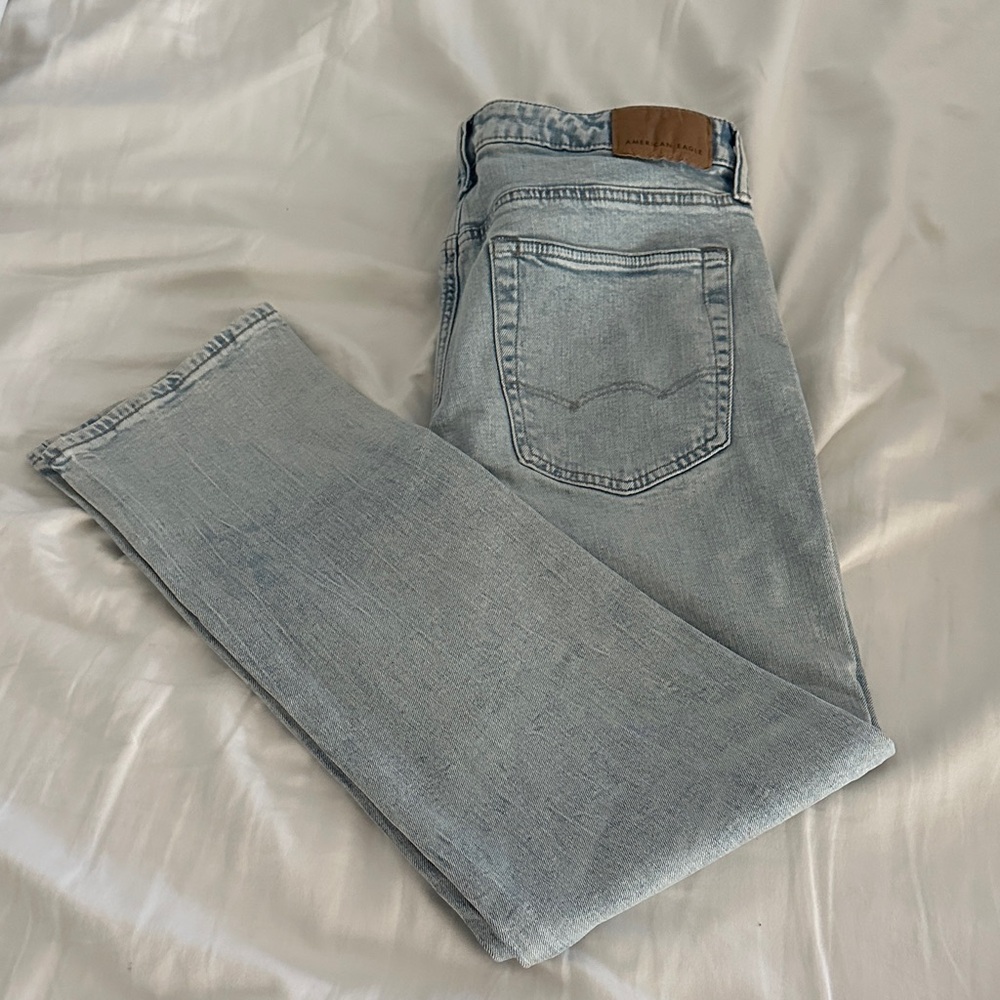 American Eagle Outfitters Light Blue Straight Jeans
